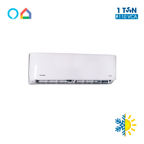 Minisplit Alta eficiencia Frío/Calor 1 TR Wifi 110v