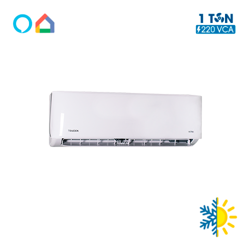 Minisplit Alta eficiencia Frío/Calor 1 TR Wifi 220v