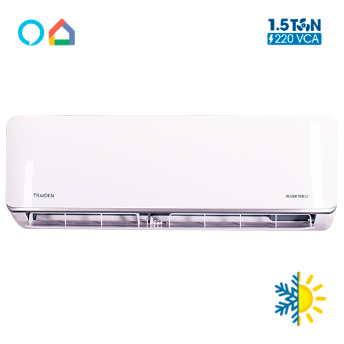 Minisplit Inverter Frío/Calor 1.5 TR Wifi 220v.