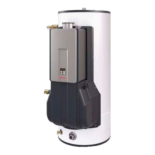 Calentador Rinnai híbrido 450 litros Masster Duo de condensación 199k btu